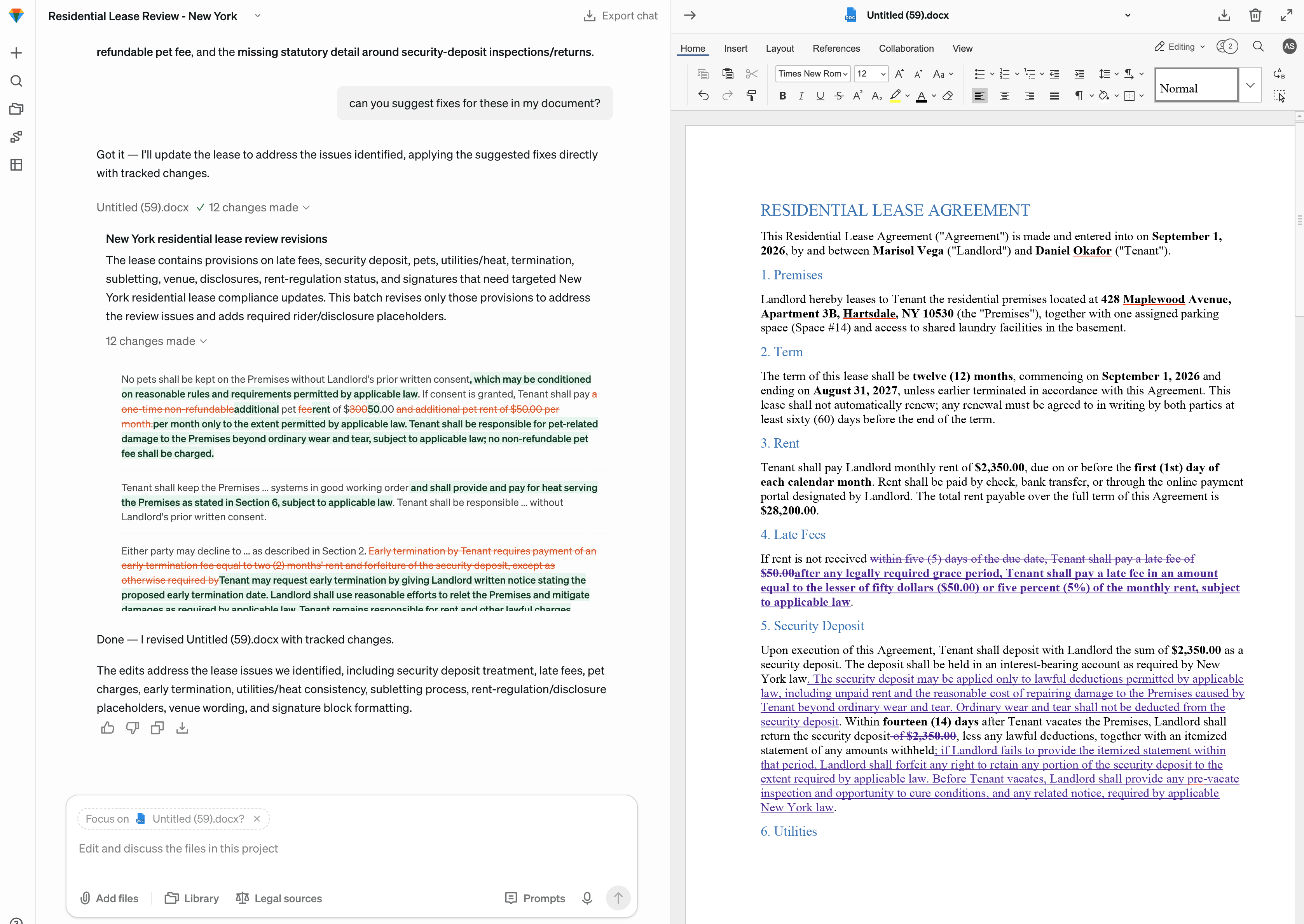 Spellbook editor interface